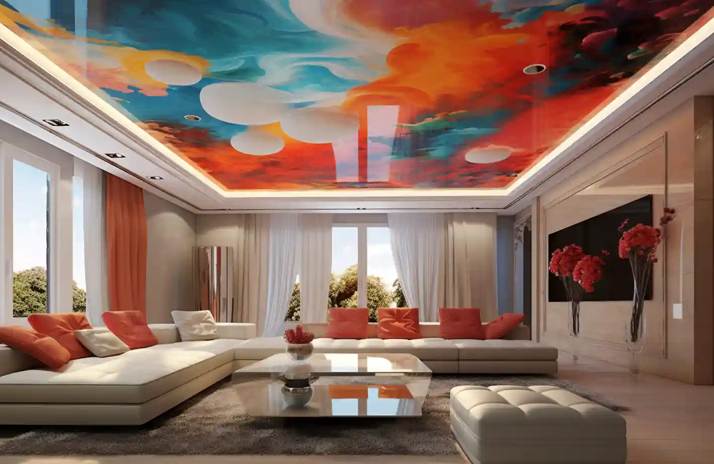 Натяжные потолки под ключ в Пинске